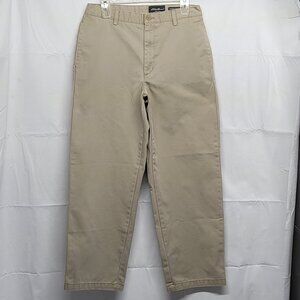 Vintage Eddie Bauer Mens Chino Pants 33X30 (Fit 32X30) Relaxed Fit  Wrinkle Free